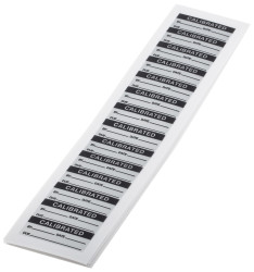 Etykieta samoprzylepna z nadrukiem tekst Calibrated 140 szt. RS PRO Klej