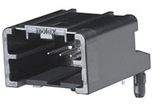 Złącze samochodowe 4-pinowe Molex -rzędowe Żeński 4A 34793 Płytka drukowana Lutowane Złącze kątowe bez uszczelnienia