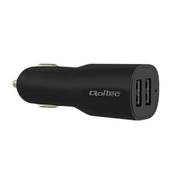 Qoltec Ładowarka samochodowa 12-24V 15.5W 5V 3.1A 2xUSB