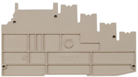 End/Intermediate plate for terminal block, 1906980000
