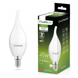 Żarówka LED E14 BA35 5W = 40W 470lm 4000K Neutralna 180 LUMILED