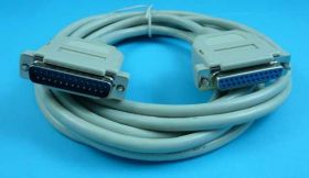 25-ŻYŁ KABEL DB25M/DB25F 3,0m SKŁ