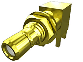 Złącze koncentryczne Montaż na płytce drukowanej Żeński 50Ω typ złącza Złącze SMB 0 to 4GHz Przepust typ kabla