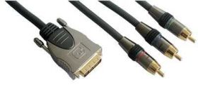 KABEL WT.DVI-&gt;3xWT.RCA 3,0mb GOLD