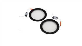 Oprawa Led Aura Prizma Dwupak 2X18w Czarna 4200K Wpuszczana Horoz Electric