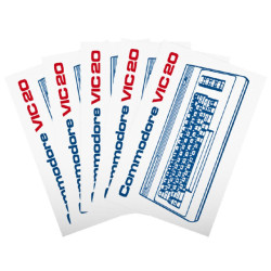 Sticker "Commodore VIC 20" (Set of 5)