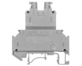 Listwa zaciskowa przepustowa 2-piętrowa 4-przewodowa 0,2-4mm2 szara UKK3 2770011 /50szt./