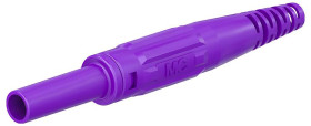 Złącze osiowe MultiContact XK-410, O 4 mm, 32 A, 1000 V, fioletowe
