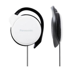 Panasonic RP-HS46E-W on-ear headphones white ear clip corded earphones