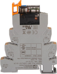 Przekaźnik z interfejsem 24V dc Phoenix Contact DPDT Szyna DIN bieguny 2 Wciskane