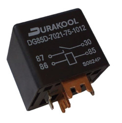 Przekaźnik mocy 12V dc SPST Durakool 1.81W, montaż PCB 90Ω Styk płytki drukowanej