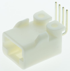 Złącze samochodowe 4-pinowe TE Connectivity -rzędowe Żeński TH 025 Przewlekany Lutowane Złącze przewodów samochodowych