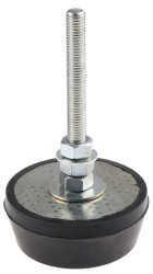 Podstawka antywibracyjna M12 średnica 90mm wysokość całkowita 153mm wysokość stopki 33mm