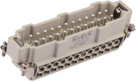 Contact insert for heavy duty connectors, T2040242101-000