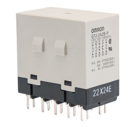 Przekaźnik mocy 100V ac DPDT Omron 8 A 2.6W, montaż PCB Otwór przezierny
