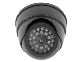 Atrapa kamery "EURA" AK-07B3 kopułkowa wewnętrzna czarna B31B107 EURA-TECH