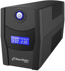 UPS Power Walker LINE-INTERACTIVE, 600VA/350W,gniazda wy: 230V PL (10A)x2, USB,LCD, 1x 12V/7Ah, 230 VAC VI 600 STL FR