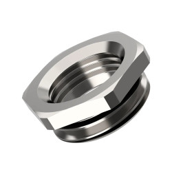 Adapter do dławnic kablowych gwint wew M40 gwint zew M50 Mosiądz platerowany niklem Lapp