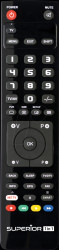 SUPTPB007 Superior Slim 1in1 universal remote control