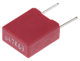 Kondensator foliowy 470nF 40 V ac, 63 V dc WIMA Poliester rozstaw: 5mm THT ±10