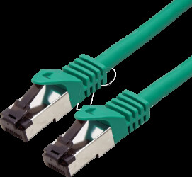 21991832 Cat. 8.1 patch cable, LSOH, S/FTP, green, 2 m