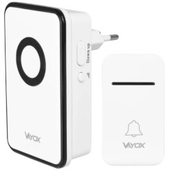 Dzwonek bezprzewodowy 110-240V / przycisk kinetyczny VA0241 Vayox