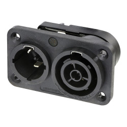 Neutrik NAC3PX-TOP PowerCon TRUE1 Male and Female Chassis Connector