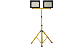 Naświetlacz Led Halogen 2X100w Na Statywie Schmith