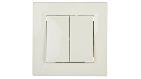 Łącznik Asfora Świecznikowy Zaciski Śrubowe Kremowy Z Ramką Eph0300323