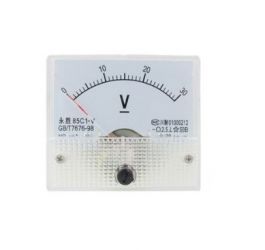 Voltomierz analogowy 30V [64x56mm]