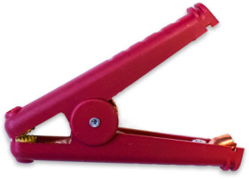 Welding clip, 300 A, 165 mm, red, BU-102W-2