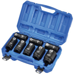 Draper 20208 HI-TORQ&#xAE; Metric Deep Impact Socket Set, 3/4&quot; Sq. Dr. (8 Piece)