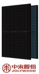 JOLYWOOD JW-HD-108N-500W R2 BIFACIAL Full black (N-type) /5szt./