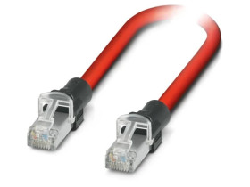 1112929 Patch cord S/FTP 5 linka Cu,cynowana PVC czerwony 2m 22AWG
