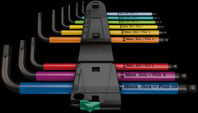 05073593001 Multicolour L-key set, metric, BlackLaser