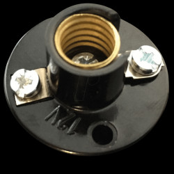 419202 Illu socket E10, plastic, black