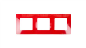 Niloe Ramka Potrójna Czerwony Tworzywo Poziomy I Pionowy Potrójna 665023