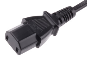 Przewód zasilania złącze A: IEC C17, złącze B: Wtyk chiński typu A 2m 6 A 250 V 0,75 mm2 Czarny