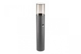 Oprawa ogrodowa MEDIO-P 50 PIR,E27, MAX.15W,IP54,AC220-240V,50-60Hz,słupek,grafit