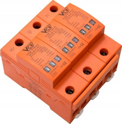 Ogranicznik przepięć fotowoltaiczny DC typ 1+2 (B+C) 3P 12,5kA 1000V VCX