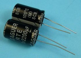 2200uF/10V 100SZT LowESR 13x20 105° ELKO