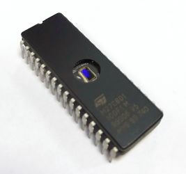 Pamięć EPROM 27C801 (zam. 27C080) DIL32 (UV) ST 100ns