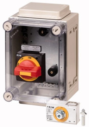 Obudowa izolowana z pokrętłem czerwono-żółtym IP65 NZM2-XCI45-TVDVR 279356