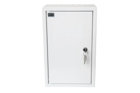 Rozdzielnica natynkowa licznikowa 1x3F zamek pełne drzwi RAL 9003 A-RZ19E/PD