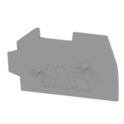 Ścianka koncowa Płyta końcowa RS PRO Bloki zaciskowe RS Pro XM1/2VH Mocowanie zacisku