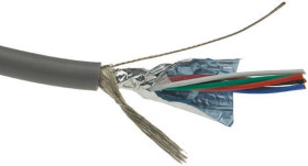 Wielożyłowy kabel przemysłowy 0.2 mm² 7 -rdzeniowy Ekranowany 24 AWG AWG PVC 300 V
