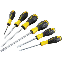 Stanley STHT0-60209 0-60-209 Essential Screwdriver Set, 6 Piece SL/PH