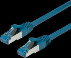 21991983 Patch cable Cat. 6a S/FTP PIMF, blue, 0.15 m