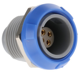Złącze wielostykowe przemysłowe 4-pinowe, panelowe Gniazdo LEMO