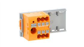 Blok Rozdzielczy Ptfix 6/6X2,5-Ns35 Og, Pomarańczowe Złącze Przemysłowe - 6...
